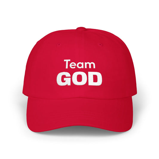 Team God Low Profile Embroidered Faith Baseball Cap