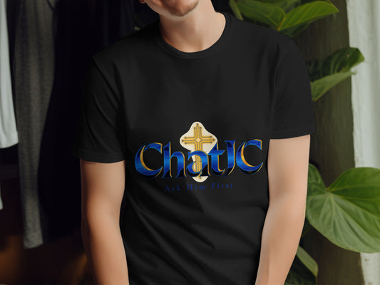 ChatJc Ask Him First Circuit Cross Blue Gold Design product type