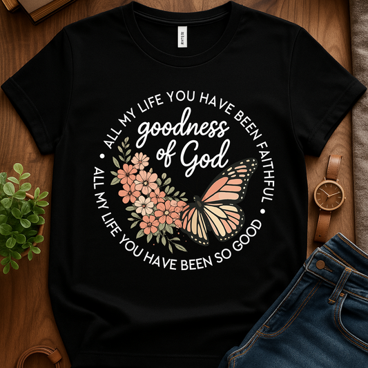 Text Only All My Life Yo Have Been Faithful V1b - Black