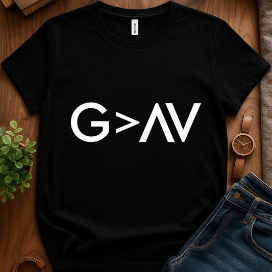 Text Only G Greater Symbols V1b - Black