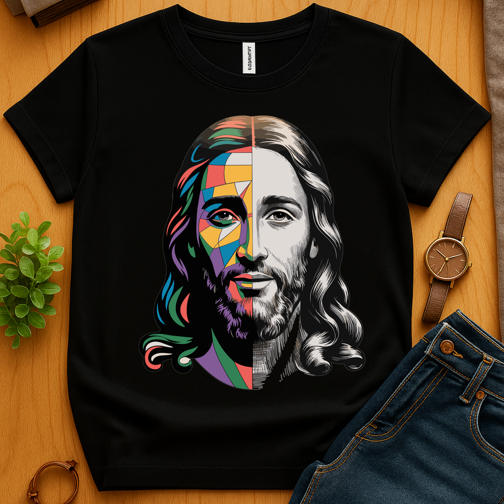 Jesus Colored And Sketched V1 - Black