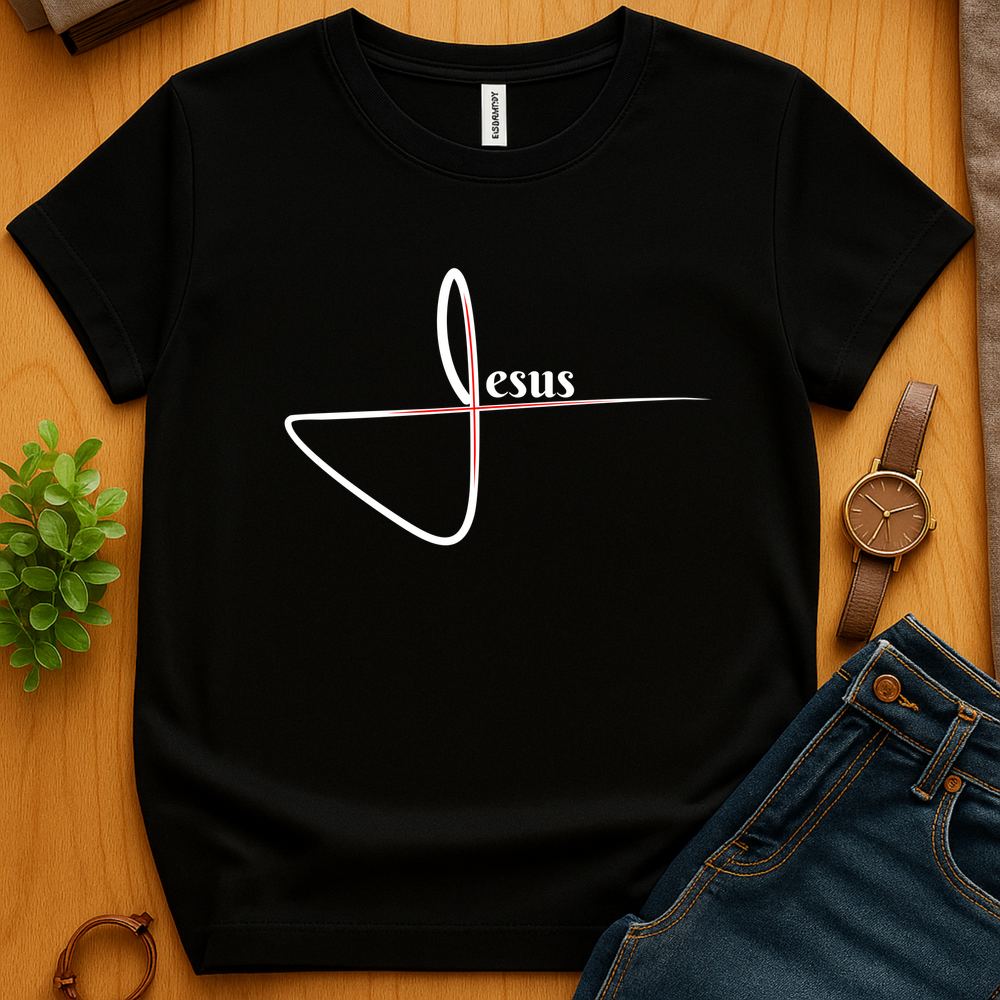 Jesus Logo V1b - Black