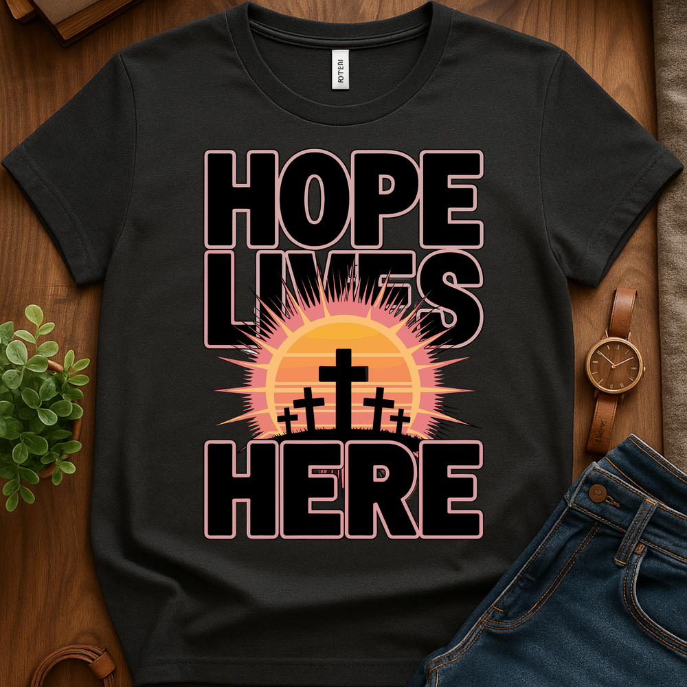 Hope Lives V1 Print - Dark Heather