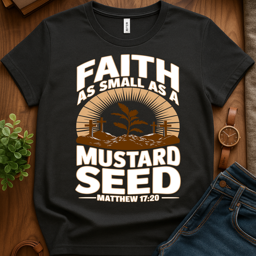 Mustard Seed V2b Print - Dark Heather