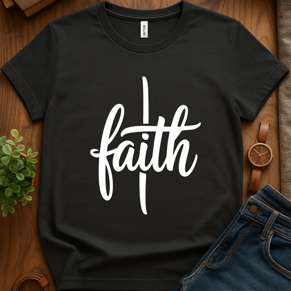 Text Only Faith V1b - Dark Heather