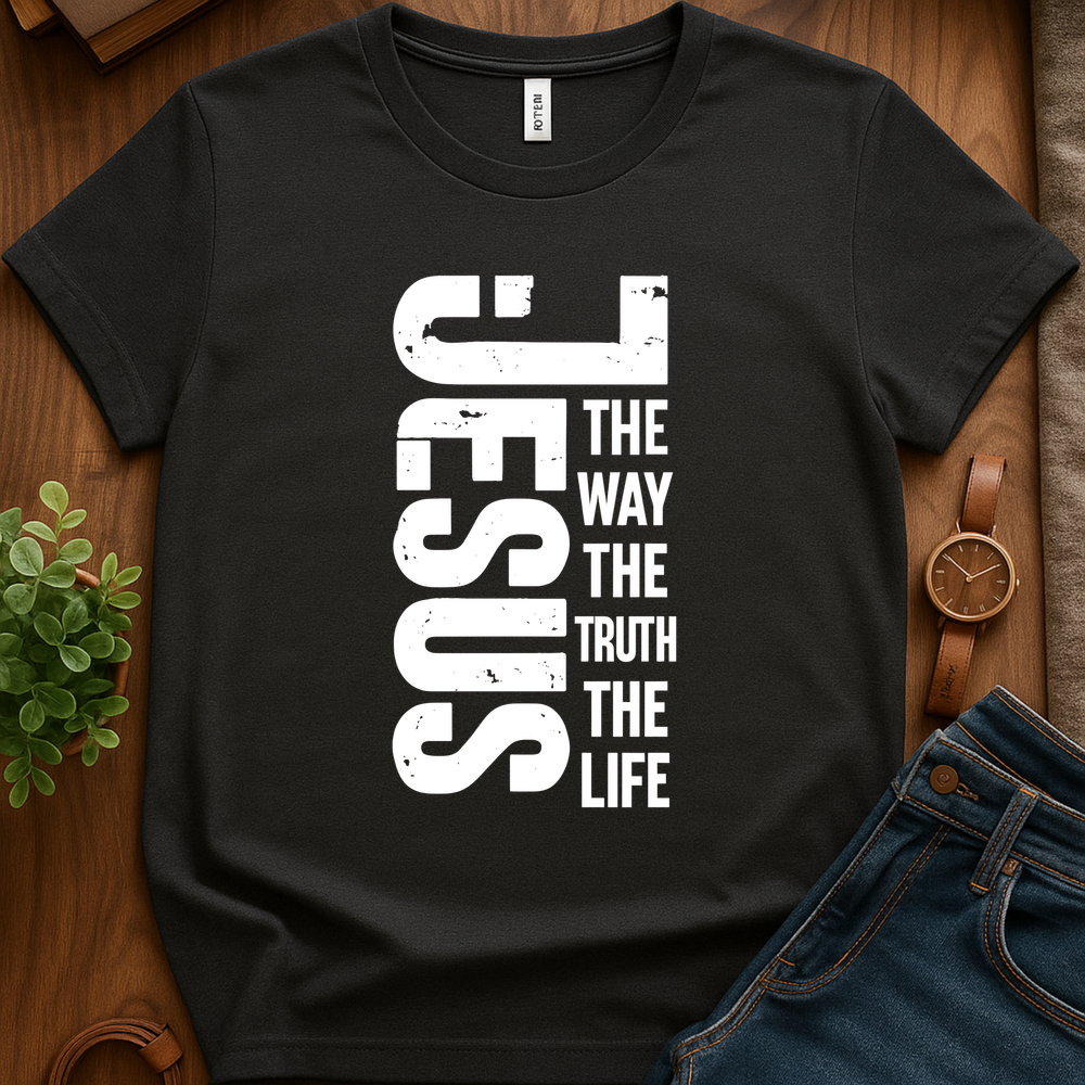 Text Jesus The Way The Life Vb - Dark Heather