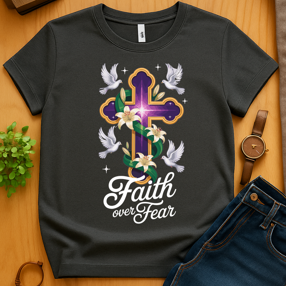 Faith Over Fear B - Dark Heather