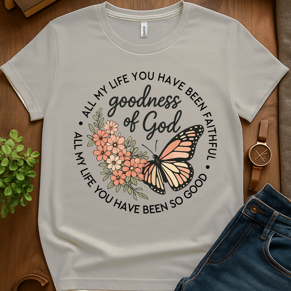 Text Only All My Life Yo Have Been Faithful V1b - Ice Grey