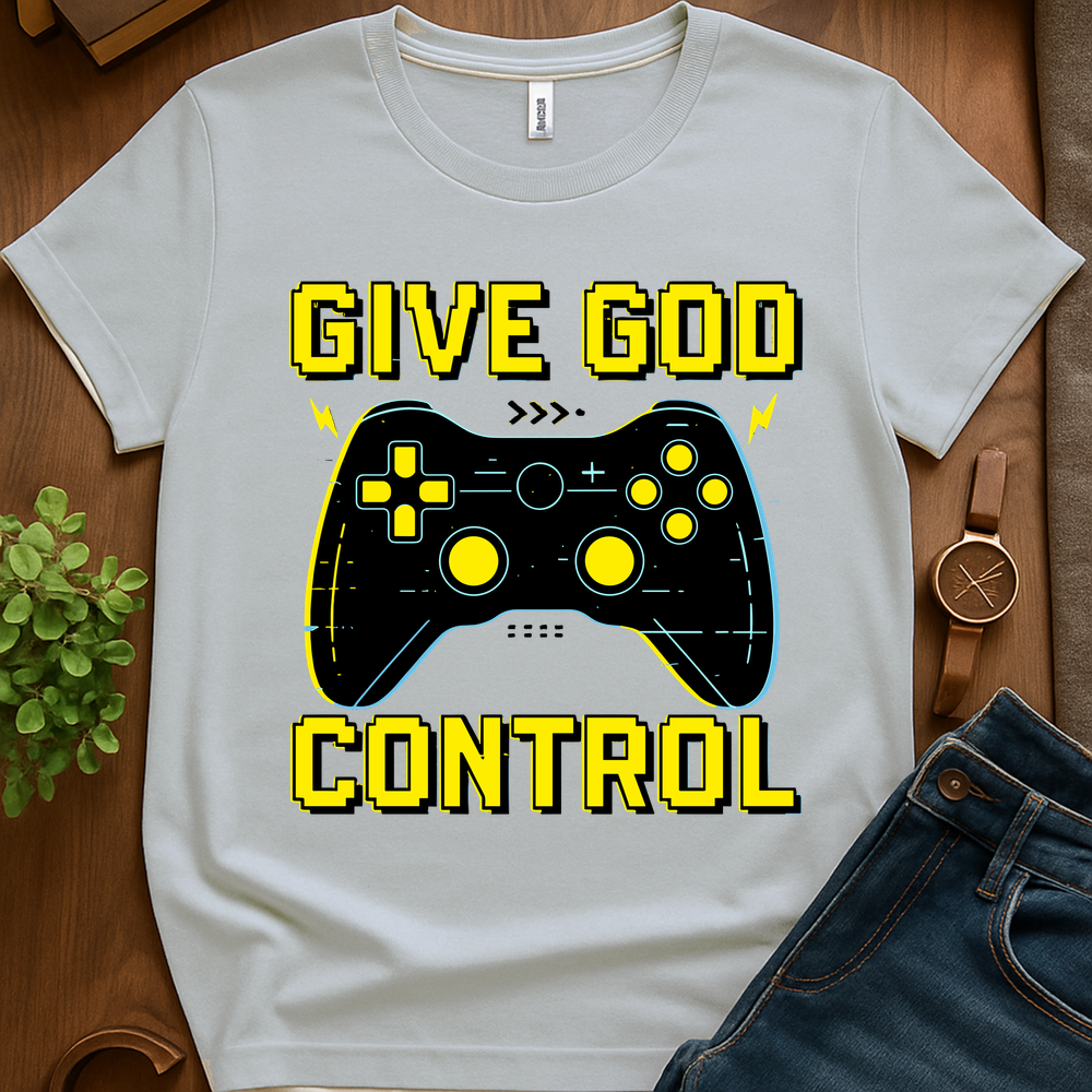 Give God Control V1 - Ice Grey