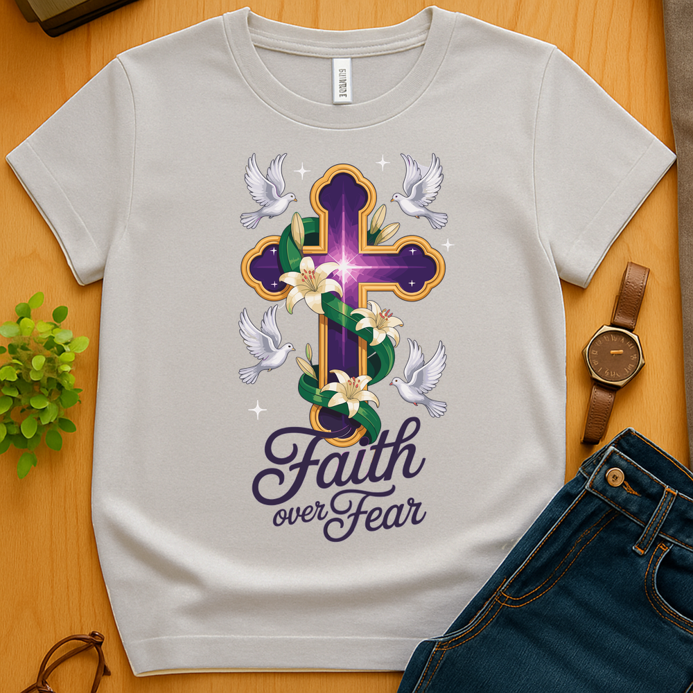 Faith Over Fear B - Ice Grey