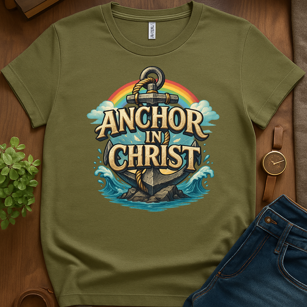Anchor In Christ V1 - Military Green