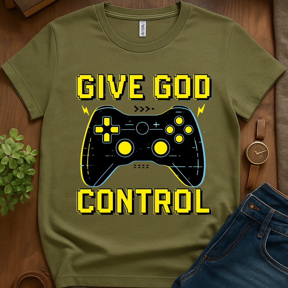 Give God Control V1 - Military Green