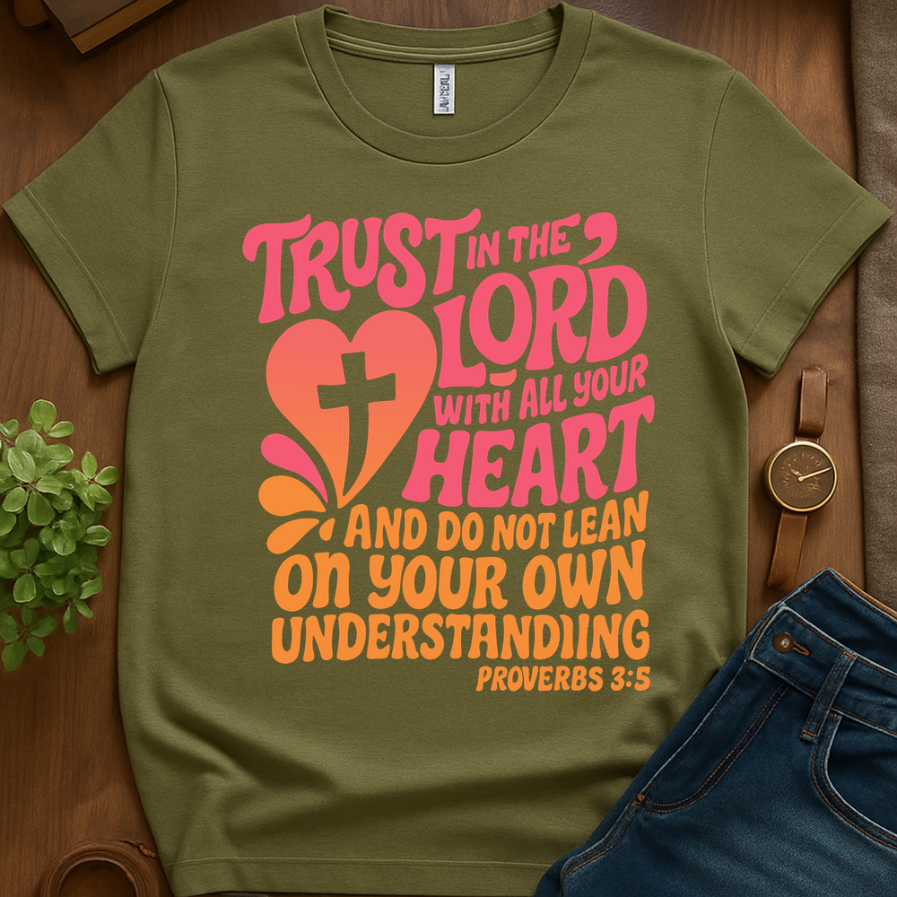 Trust In The Lord V1 - Military Green