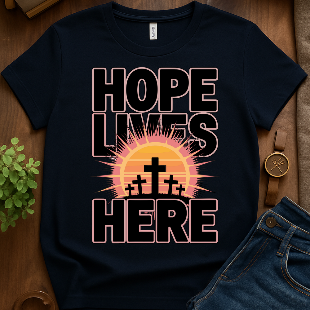 Hope Lives V1 Print - Navy