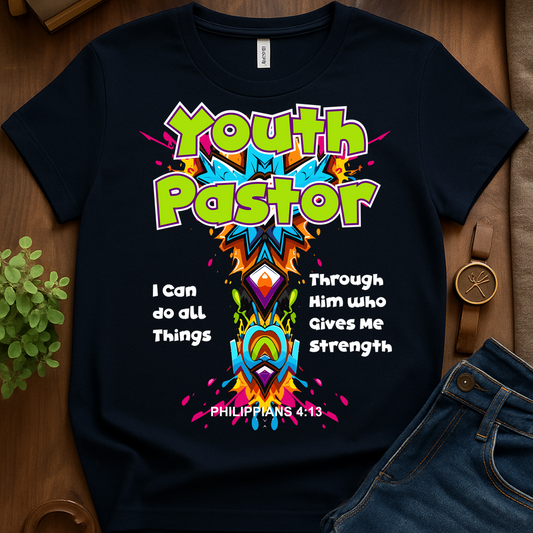 Youth Pastor Urban Vibe V2 Blk Print - Navy