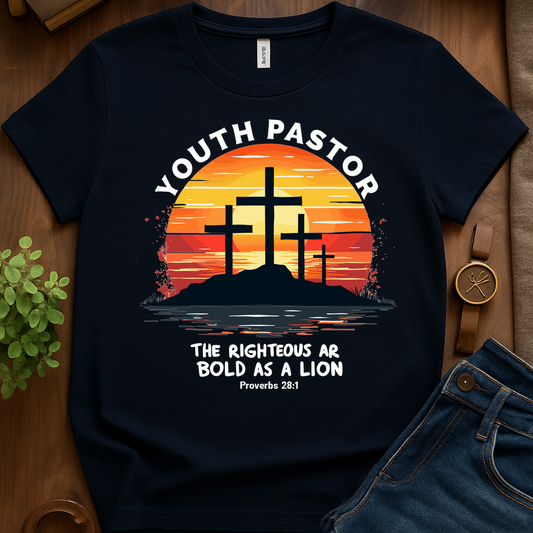 Youth Bold As A Lion V1 Blk Print - Navy