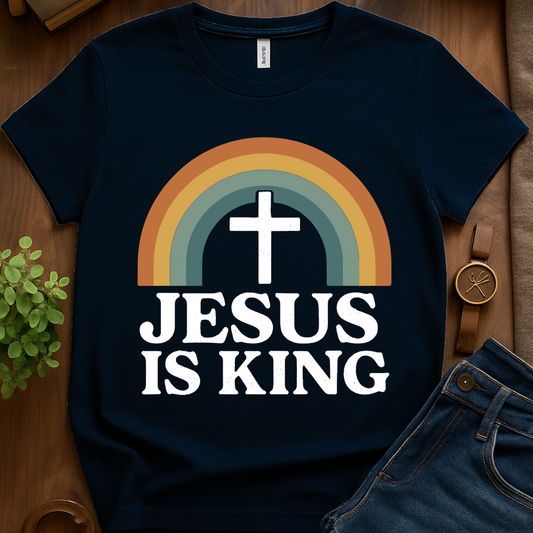 Text Jesus Is King V1b - Navy