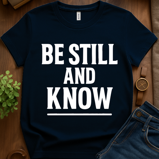 Be Still And Know V1b - Navy