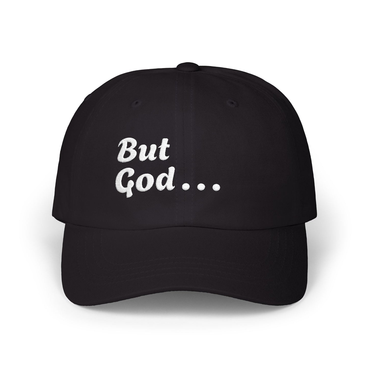 But God Embroidered Faith Baseball Cap | Christian hat | Custom Church Merch