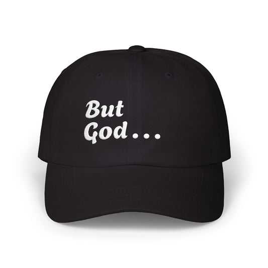 But God Casual Cap — Embroidered Faith Baseball Hat