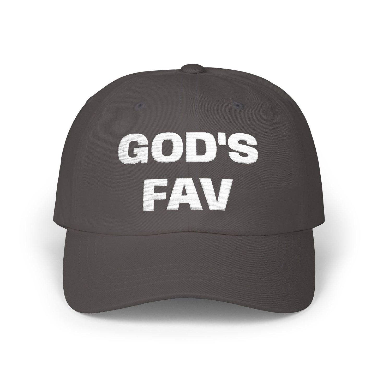 God's Fav Christian Dad Cap — Embroidered Faith Baseball Hat | Christian hat | Custom Church Merch