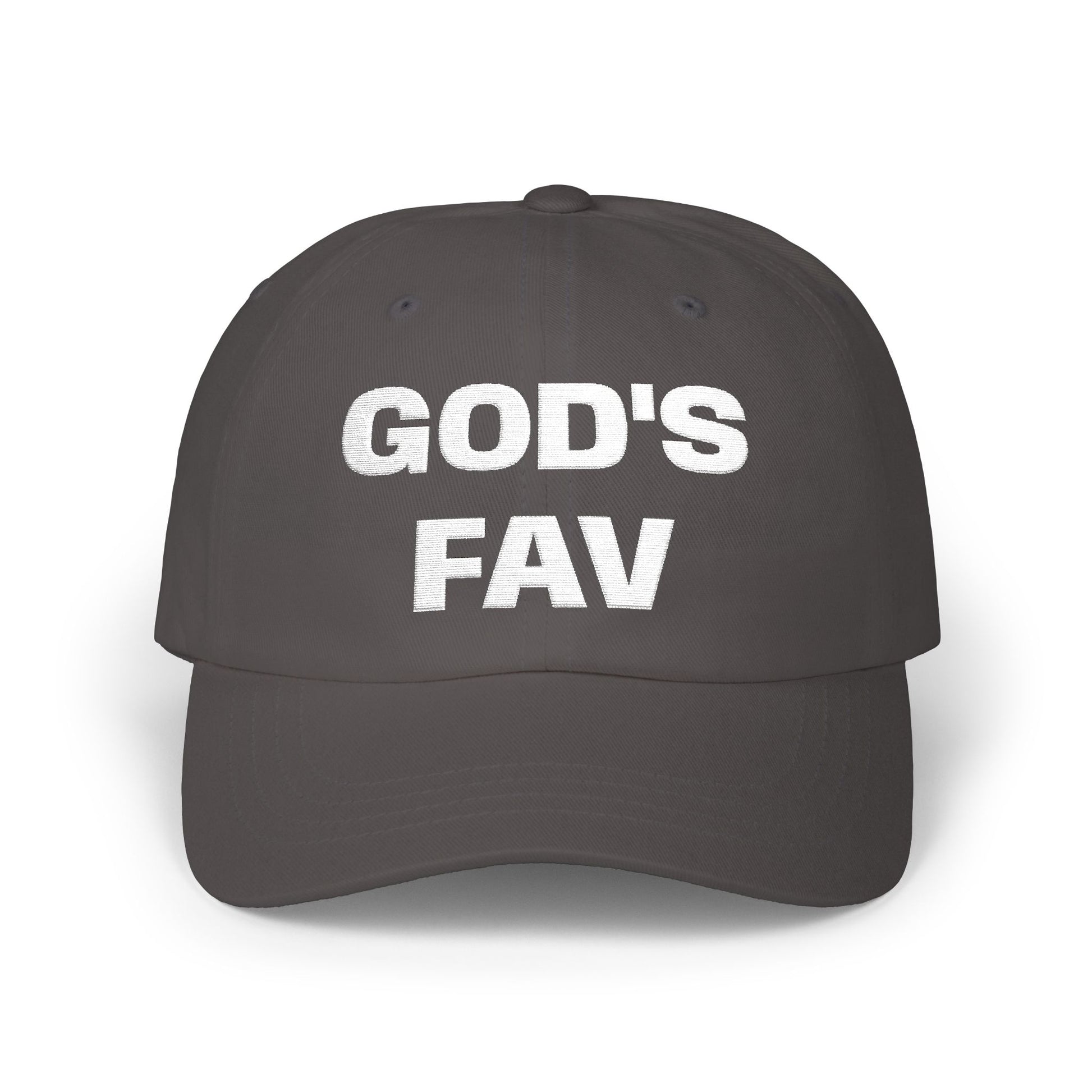 God's Fav Christian Dad Cap — Embroidered Faith Baseball Hat | Christian hat | Custom Church Merch