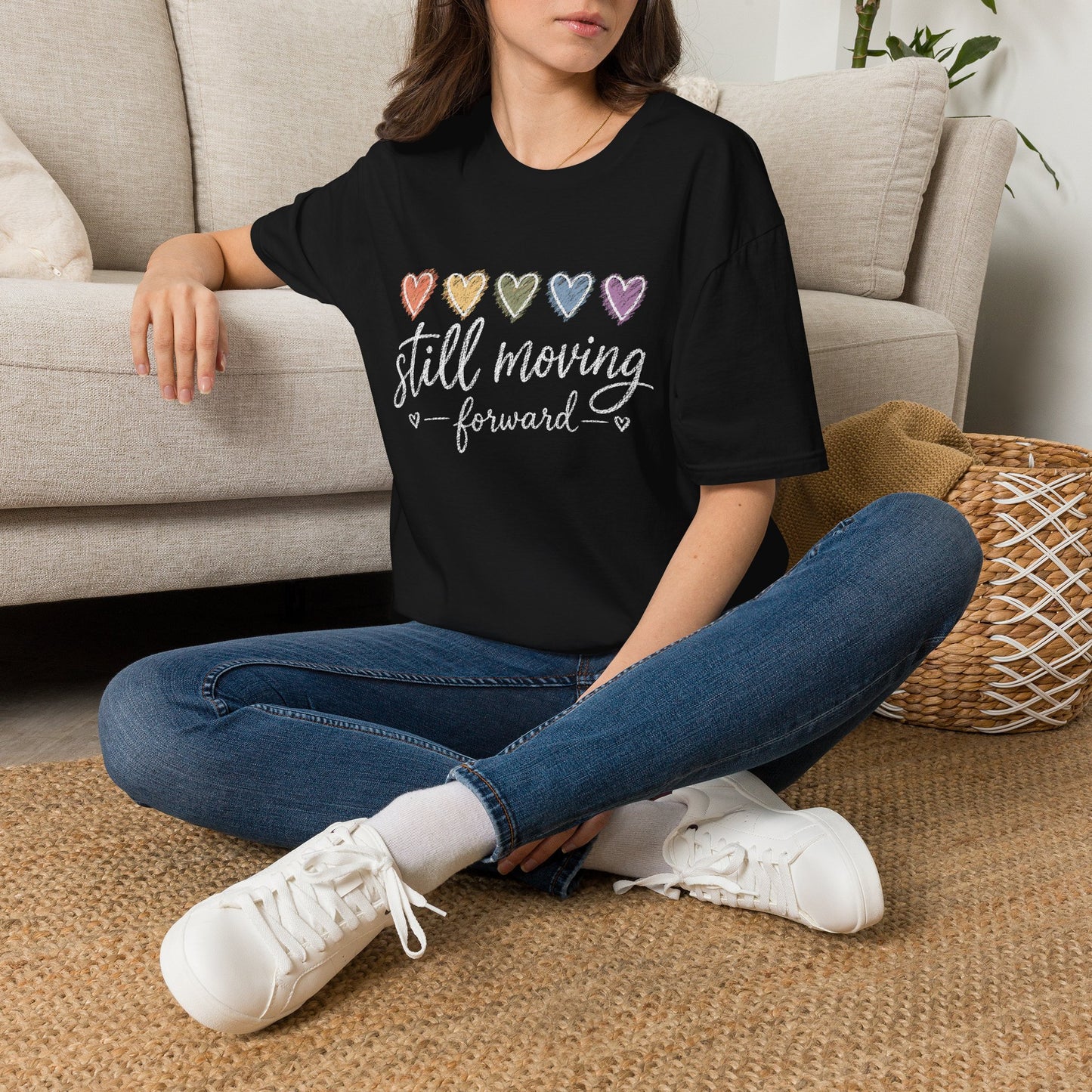 Christian Shirt for Women – Still Moving Forward Inspirational Faith Based Graphic T-Shirt