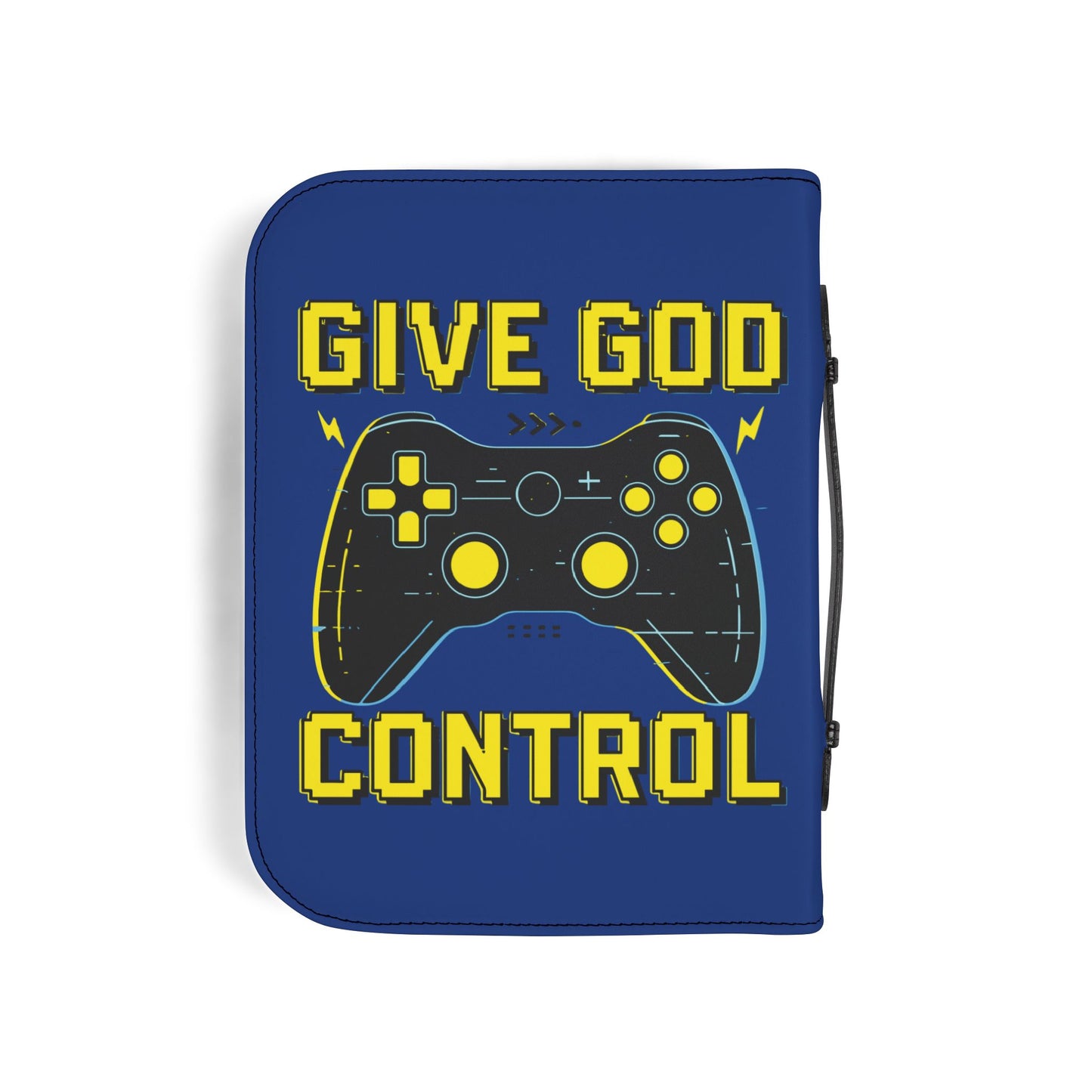 Gaming Bible Cover - Give God Control, Christian Gamer Gift, Religious Accessories, Scripture Case, Faith and Gaming