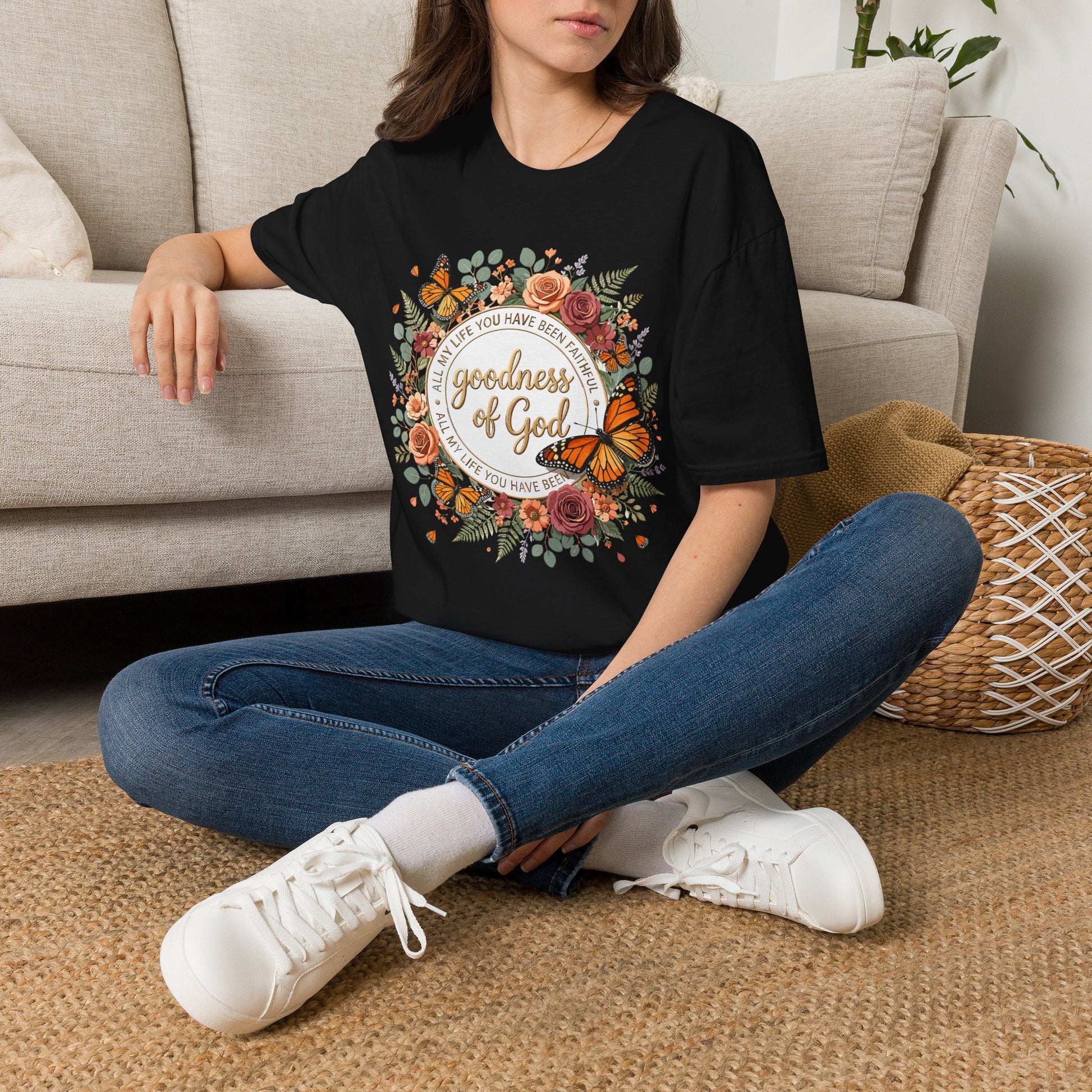 Christian Goodness of God Shirt for Women – His Goodness Never Fails Me Faith Ba | Christian shirt | Custom Church Merch