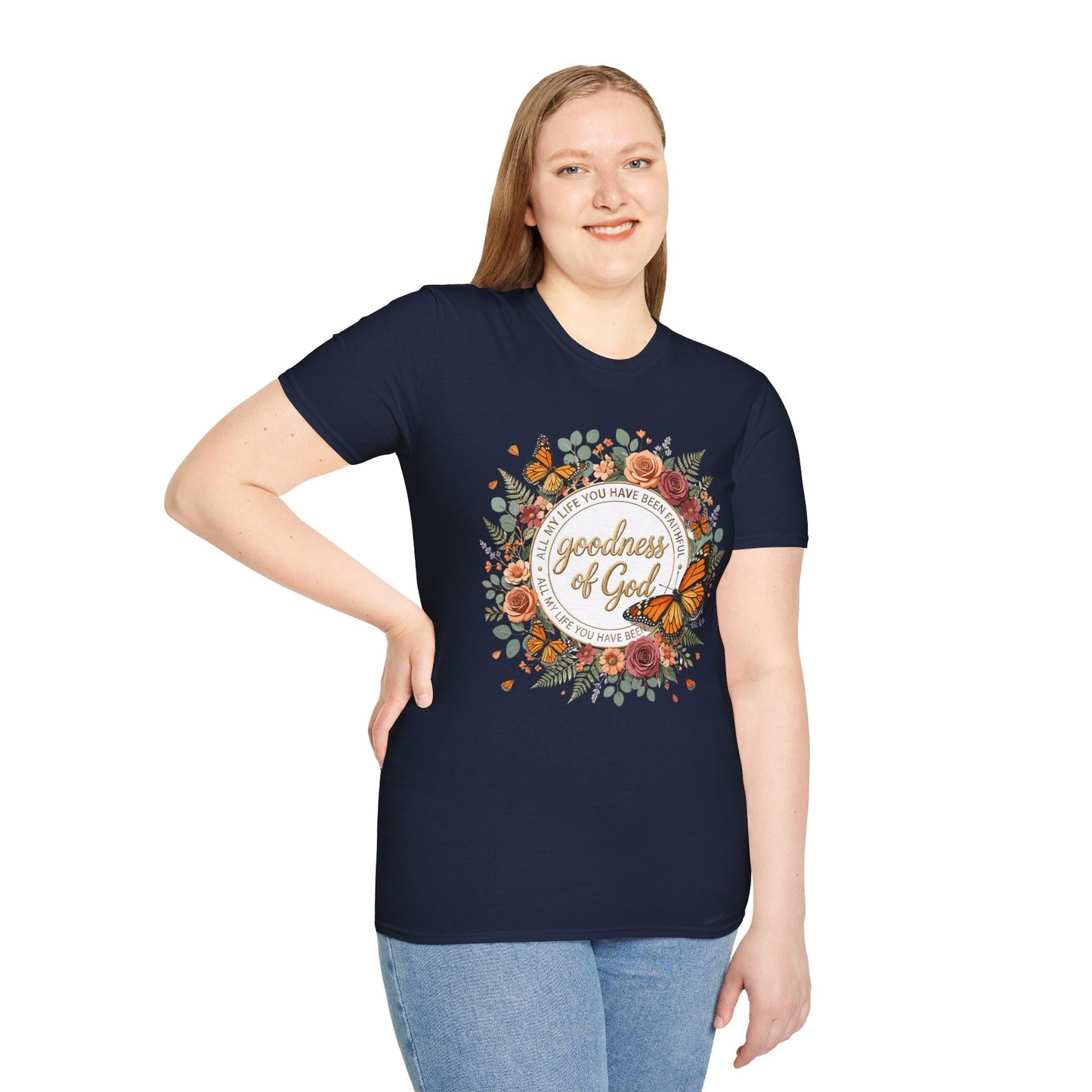 Christian Goodness of God Shirt for Women – His Goodness Never Fails Me Faith Ba | Christian shirt | Custom Church Merch