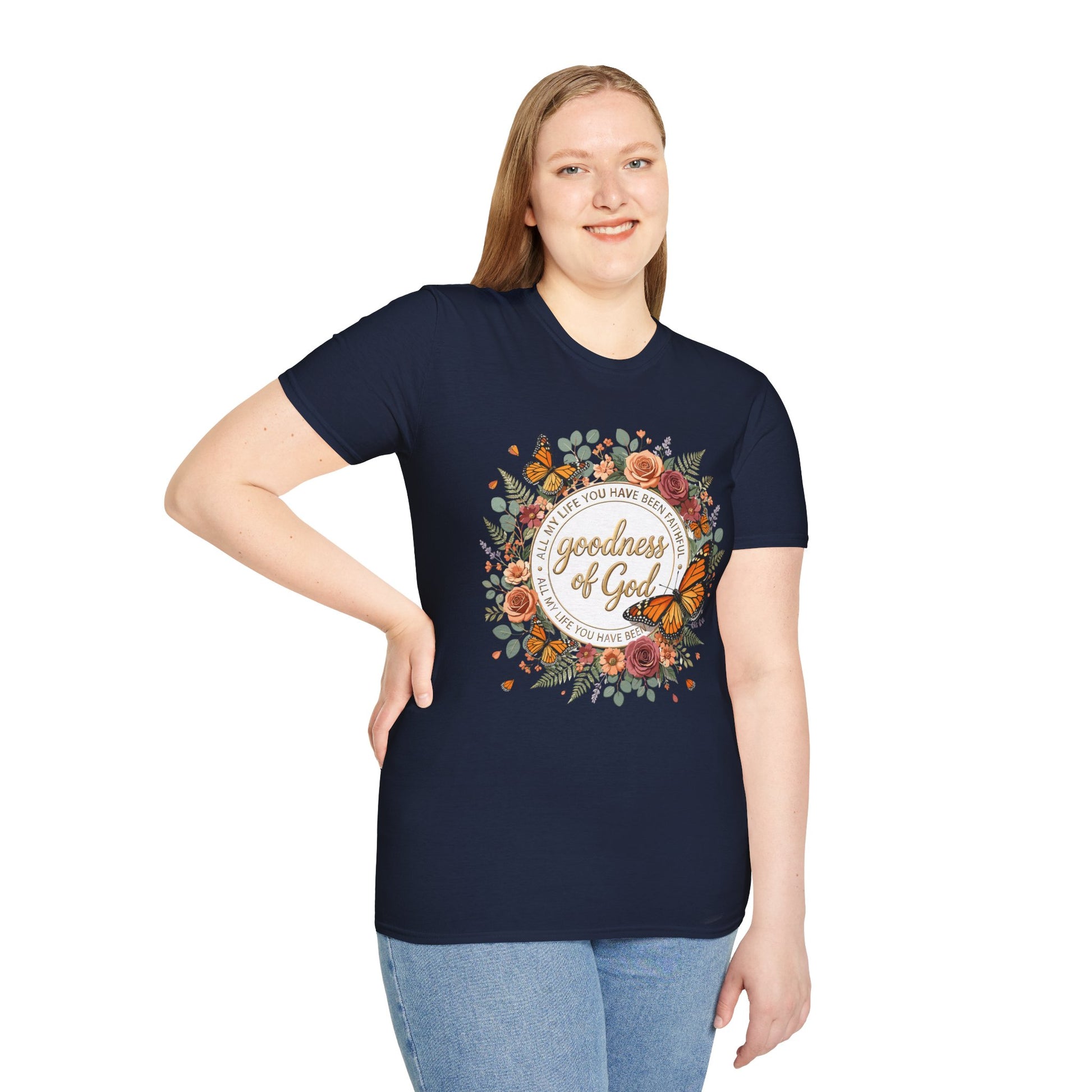 Christian Goodness of God Shirt for Women – His Goodness Never Fails Me Faith Ba | Christian shirt | Custom Church Merch