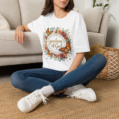 Christian Goodness of God Shirt for Women – His Goodness Never Fails Me Faith Ba | Christian shirt | Custom Church Merch