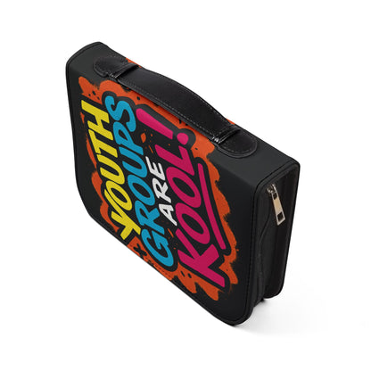 Youth Group Bible Cover | Fun and Colorful Faith Accessory, Perfect for Church Events, Youth Groups, Christian Gifts, Cool Bible Holder
