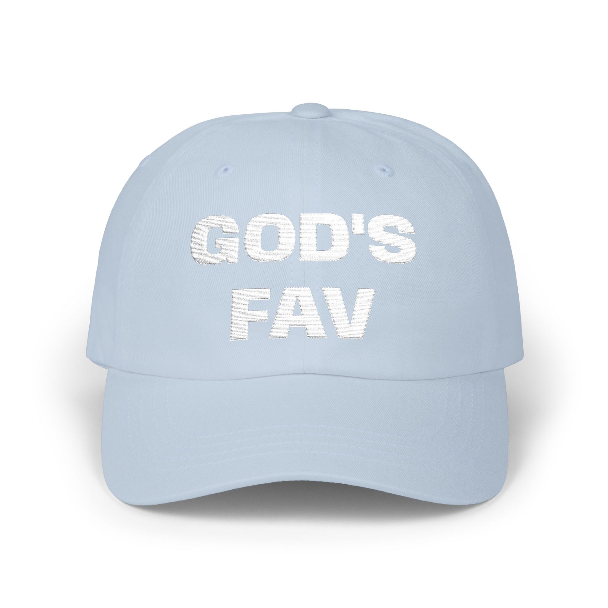 God's Fav Christian Dad Cap — Embroidered Faith Baseball Hat | Christian hat | Custom Church Merch