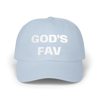 God's Fav Christian Dad Cap — Embroidered Faith Baseball Hat | Christian hat | Custom Church Merch
