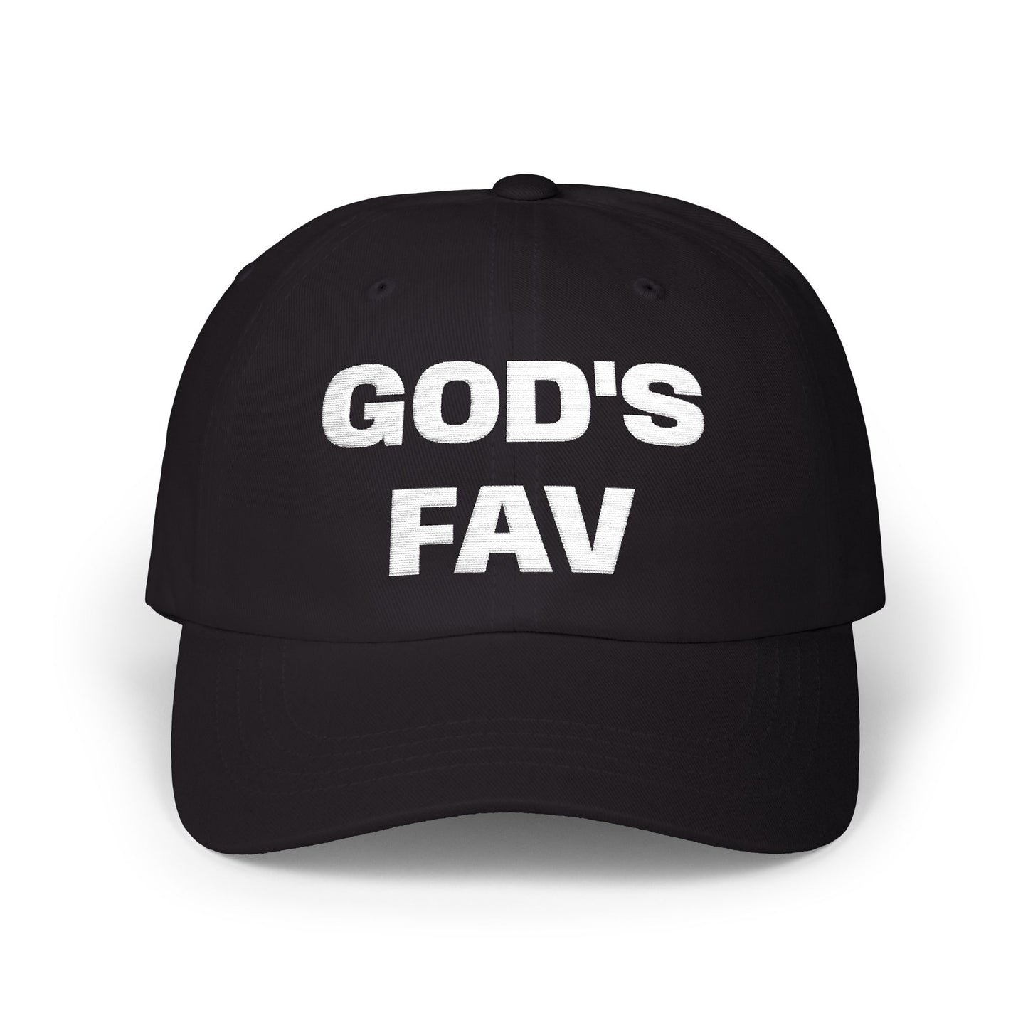 God's Fav Christian Dad Cap — Embroidered Faith Baseball Hat | Christian hat | Custom Church Merch