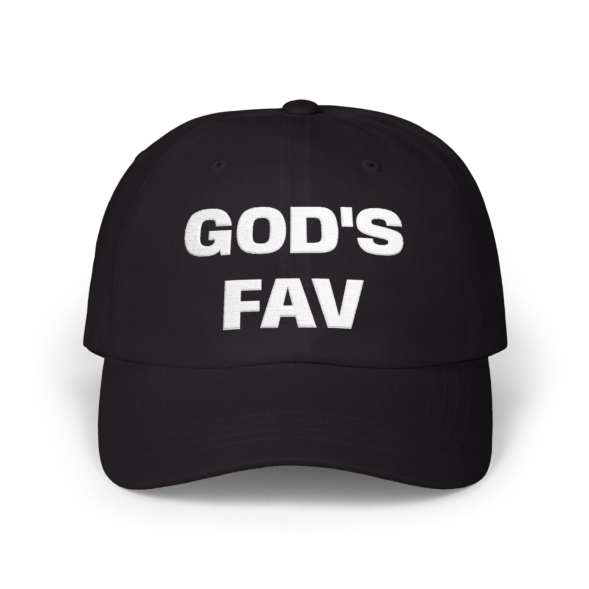 God's Fav Christian Dad Cap — Embroidered Faith Baseball Hat | Christian hat | Custom Church Merch