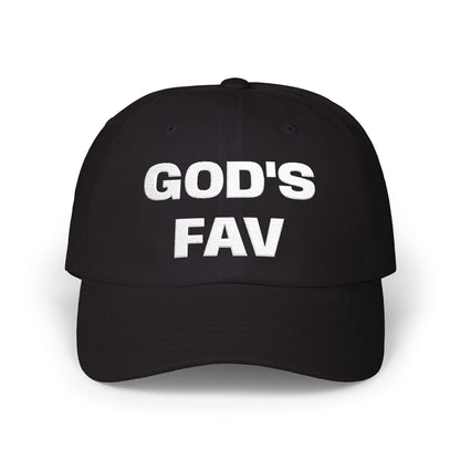 God's Fav Christian Dad Cap — Embroidered Faith Baseball Hat | Christian hat | Custom Church Merch