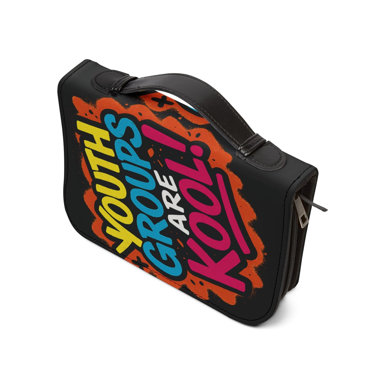 Youth Group Bible Cover | Fun and Colorful Faith Accessory, Perfect for Church Events, Youth Groups, Christian Gifts, Cool Bible Holder