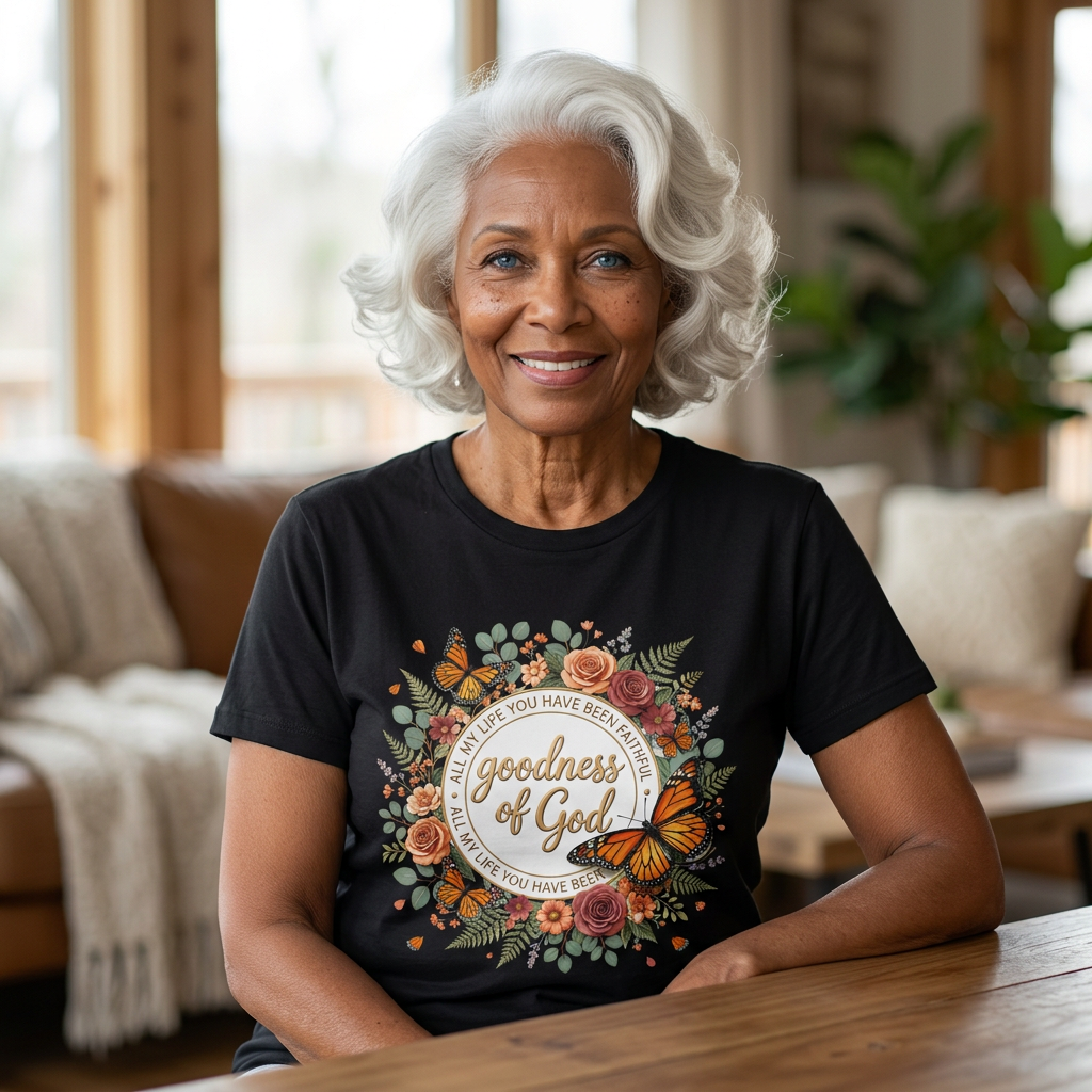 Christian Goodness of God Shirt for Women – His Goodness Never Fails Me Faith Ba | Christian shirt | Custom Church Merch
