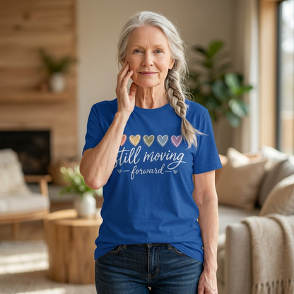 Christian Shirt for Women – Still Moving Forward Inspirational Faith Based Graphic T-Shirt