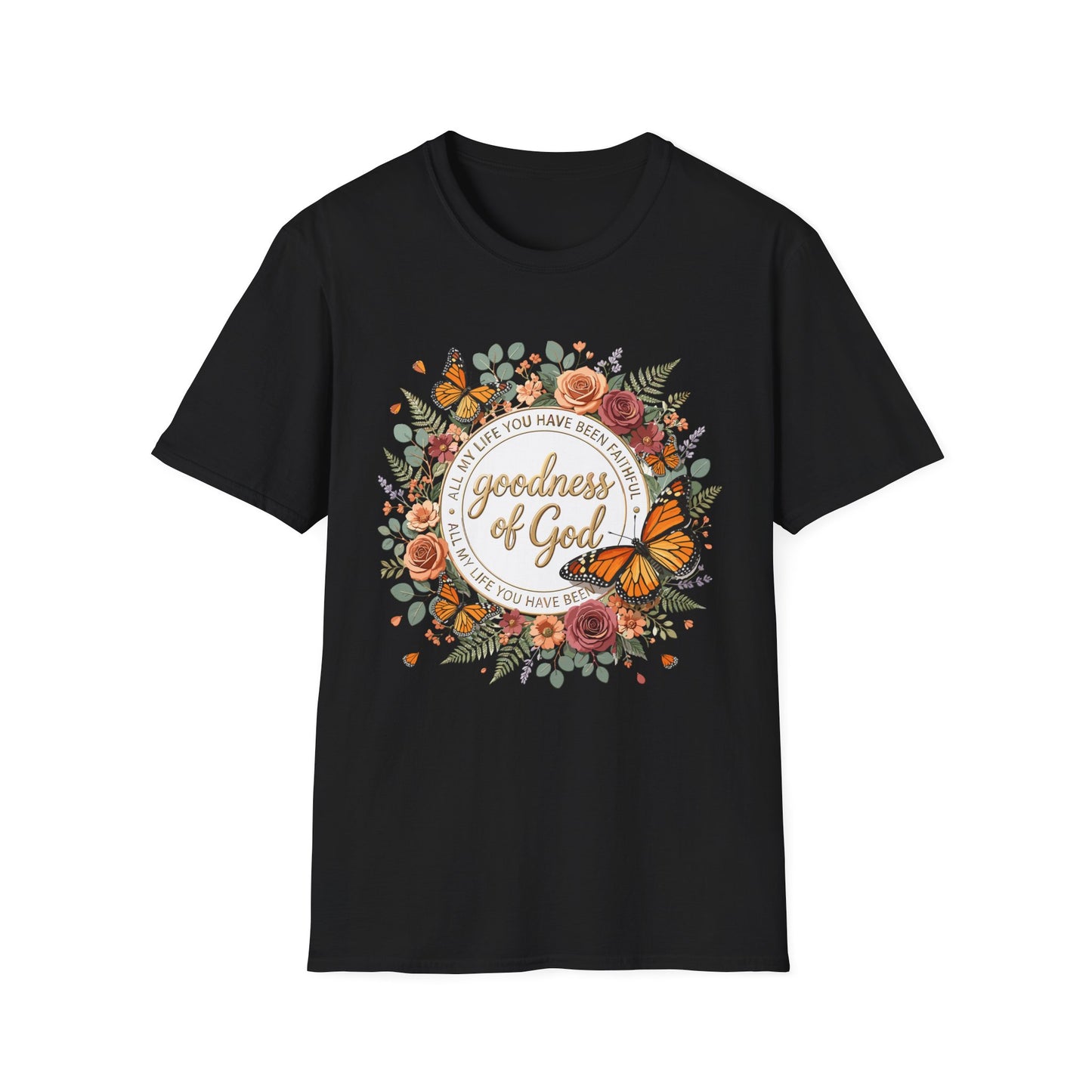 Christian Goodness of God Shirt for Women – His Goodness Never Fails Me Faith Ba | Christian shirt | Custom Church Merch