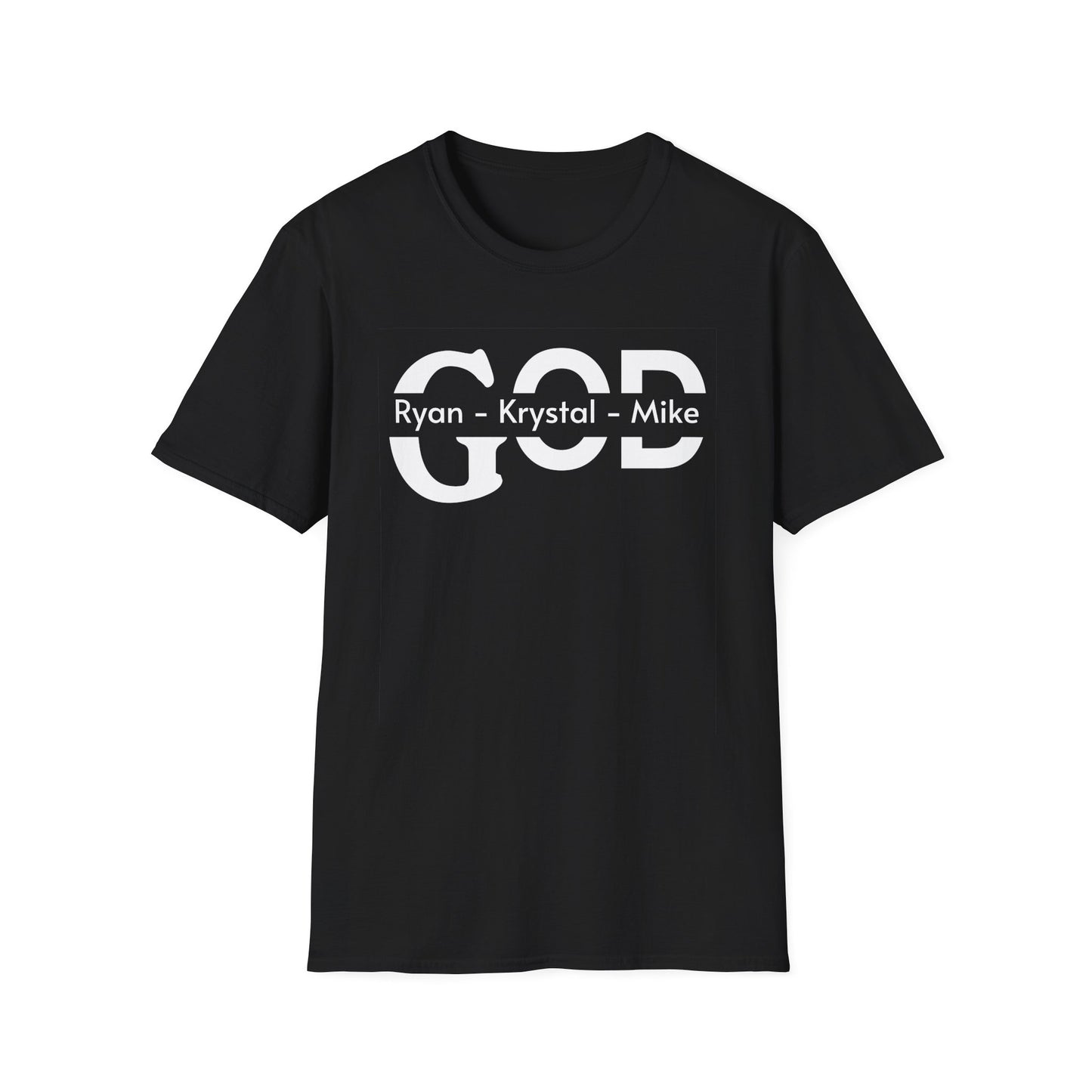 Personalized God Name Stripe T-Shirt — Add Kids Names Faith Tee (e.g., Ryan • Kr | Christian shirt | Custom Church Merch