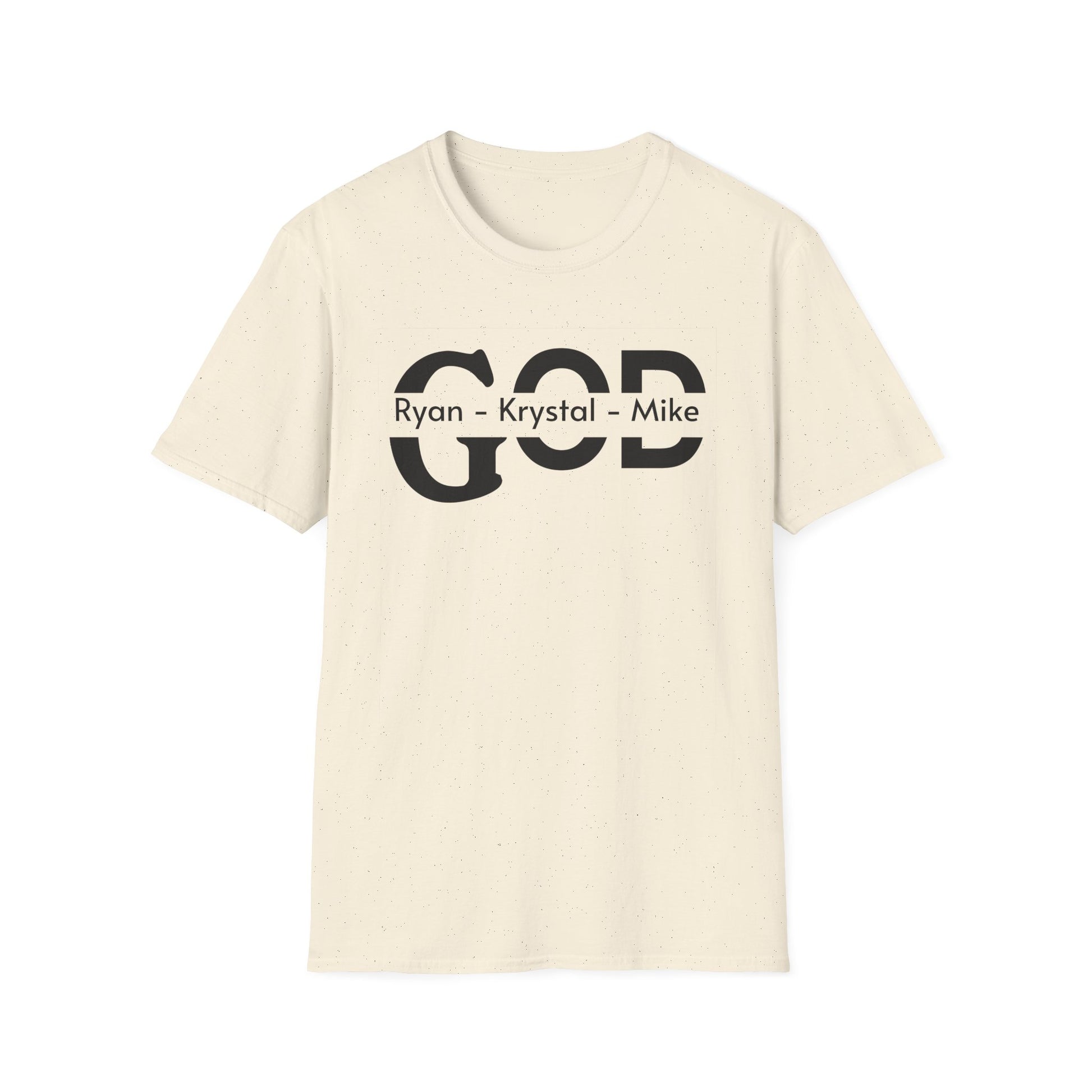 Personalized God Name Stripe T-Shirt — Add Kids Names Faith Tee (e.g., Ryan • Kr | Christian shirt | Custom Church Merch