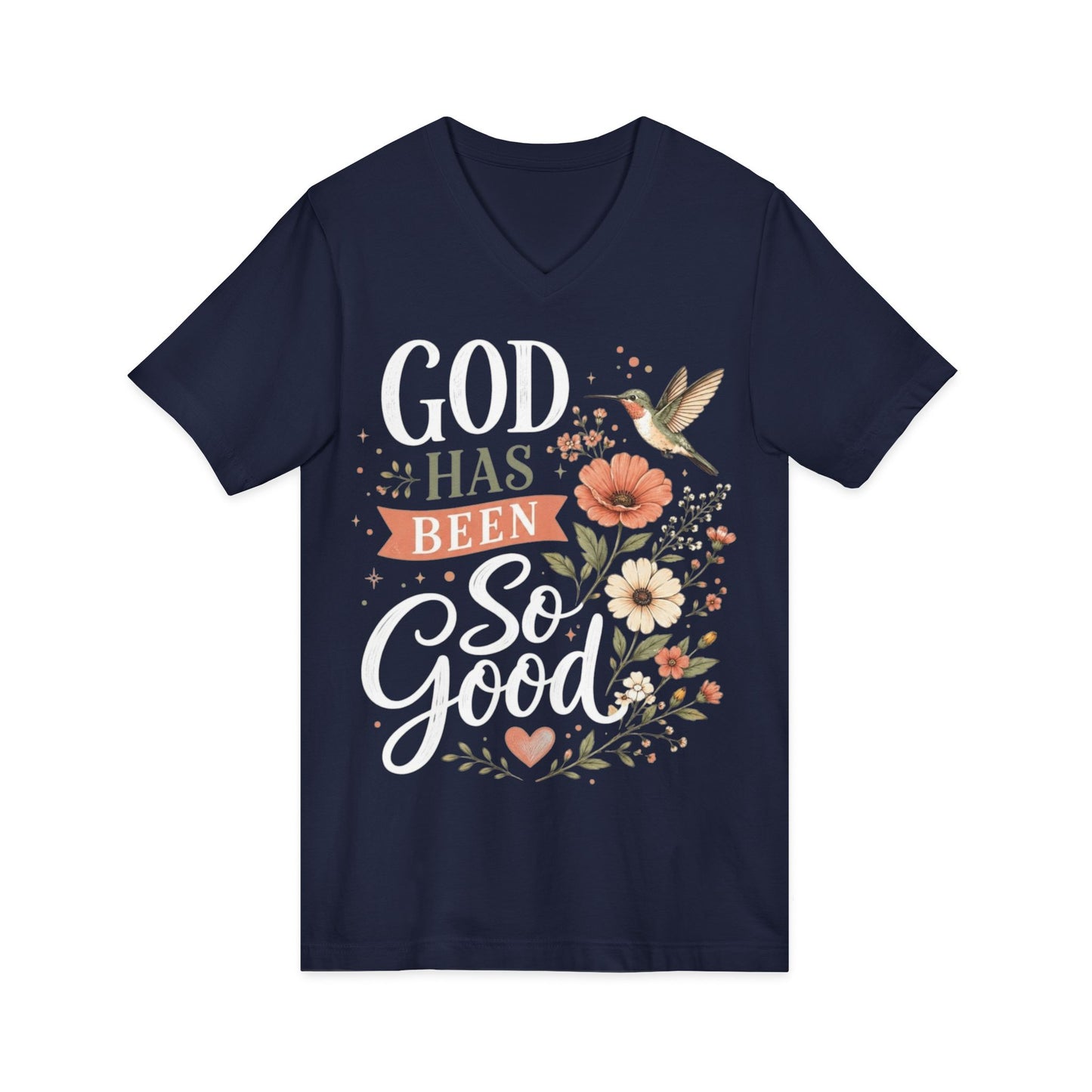 Floral Hummingbird Faith Shirt | Christian shirt | Custom Church Merch