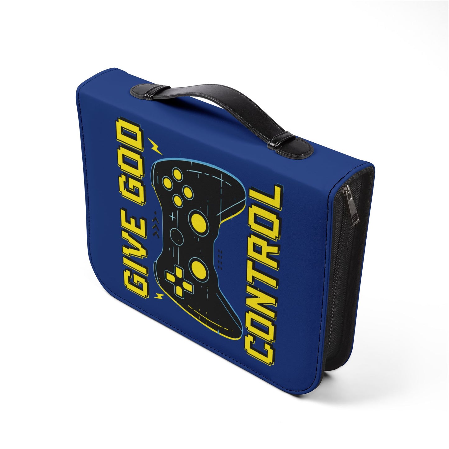 Gaming Bible Cover - Give God Control, Christian Gamer Gift, Religious Accessories, Scripture Case, Faith and Gaming