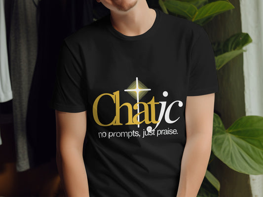 Chatjc no prompts just praise star graphic t-shirt product type