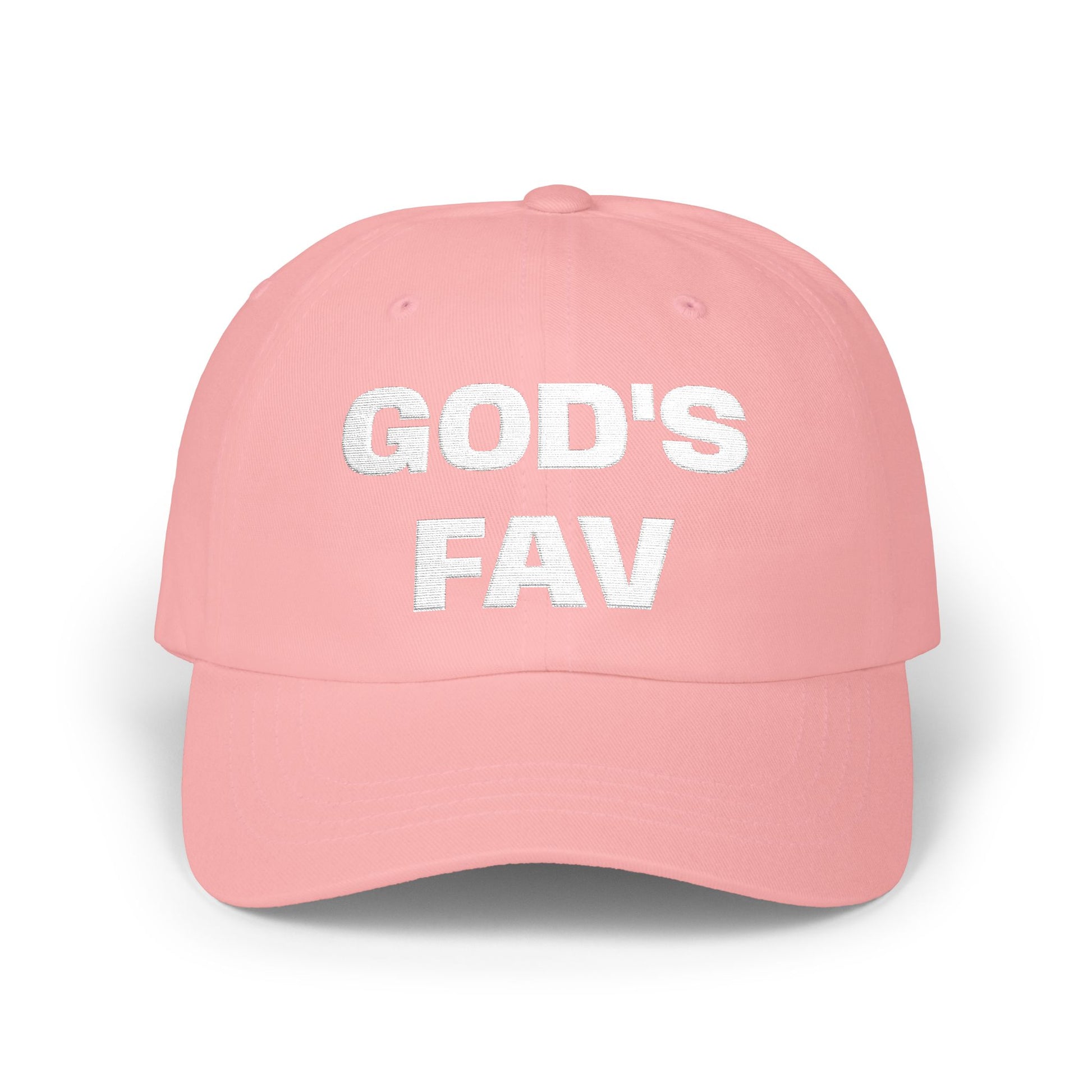 God's Fav Christian Dad Cap — Embroidered Faith Baseball Hat | Christian hat | Custom Church Merch