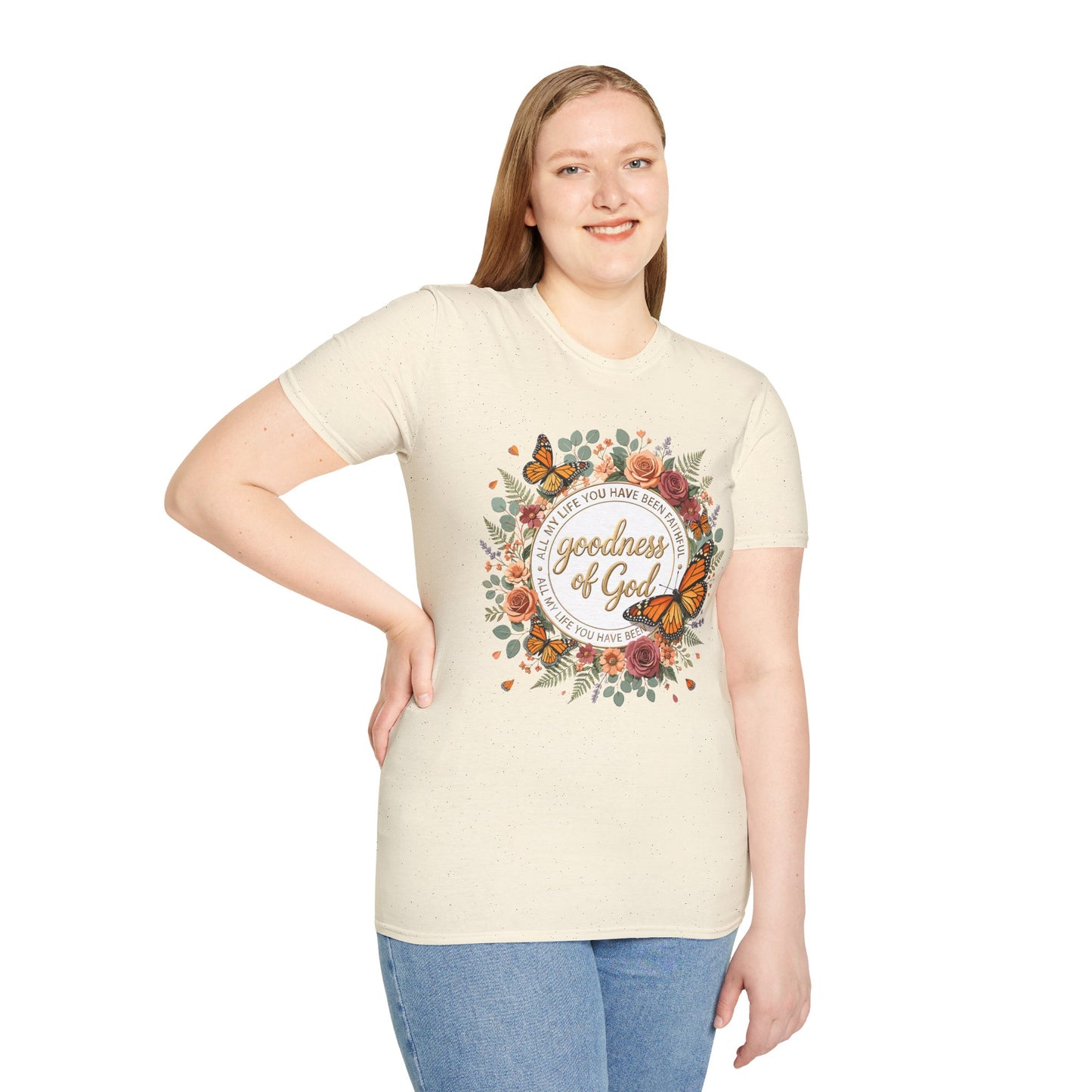 Christian Goodness of God Shirt for Women – His Goodness Never Fails Me Faith Ba | Christian shirt | Custom Church Merch
