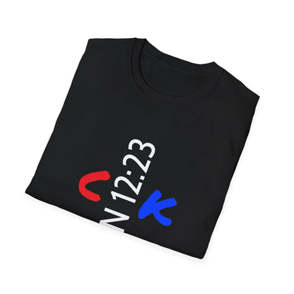 Bible Verse JOHN 12:23, Christian Faith T-Shirt with Scripture, The hour has come Faith Based Tee V2